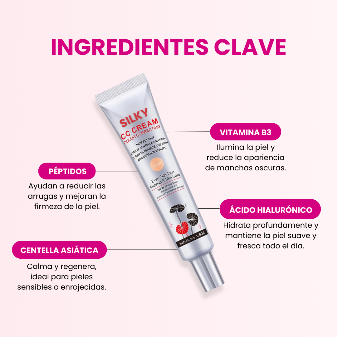 2x1 Silky Glow Tono Mágico: La base que se adapta a ti