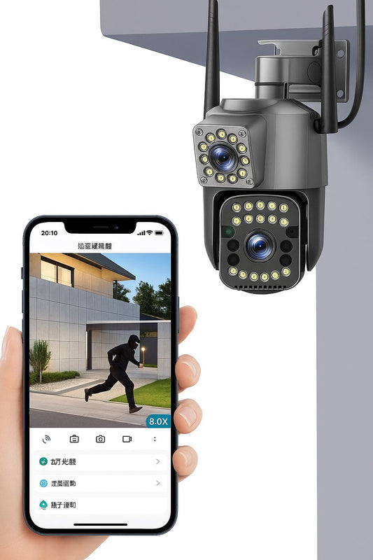Zoom Guard: Cámara de Seguridad - kit 2x1 + Memoria ilimitada