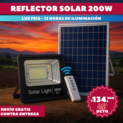 REFLECTOR SOLAR ILUMINA CADA RINCÓN SIN PAGAR ELECTRICIDAD CON GARANTÍA INCLUIDA